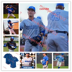 Maglia da baseball Memphis Ian Bibiloni Taylor Howell Braden Webb Custom Stitched Mens Youth Tanner Booth Ben Higdon Jonah Sutton Hudson Ross Memphis Tigers Maglie