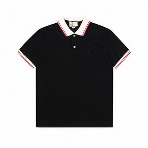 Polo da uomo stilista di alta qualità Novità da donna Lettera Stampa manica corta girocollo in cotone T-shirt Polo Taglia S-5XL 24Qm #