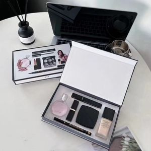 EPACK Makeup Set Collection Foundation Eye Shadow Palette Matte Lipstick 15ml Perfume 6 in 1 Cosmetic Kit with Gift Box for Women