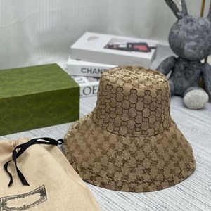 Designer Bucket Stores Hüte Luxurys Klassische Hüte mit breiter Krempe Solide Notwendigkeit Farbe Buchstaben Sonnenhüte Mode Party Trend Reise Bucket Hats Hundert Top Level gut