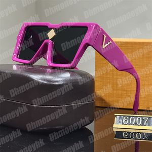 نظارة شمسية مصممة للرجال مع صناديق أزياء نساء مربعة هيب هوب هوب الكلاسيكية القيادة نظارات الأشعة فوق البنفسجية