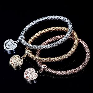 Charm Bracelets 20 Cross-Border European And American Foreign Trade Corn Chain Army Bracelet Creative Animal Love Pendant Drop Deliver Dh2Rj