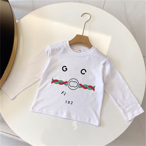 Men and women treasure treasure with the same designer new round neck long sleeve cotton base shirt warm comfortable trend brand children's wear size 90-150cm b017