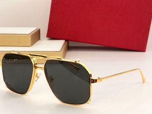 Sonnenbrille für Männer und Frauen Designer 0353 Clip-On-Linse kann gefaltet werden UV-400-Stil Schutzbrille Anti-Ultraviolett Retro-Brille Modische Brille mit quadratischem Rahmen Zufällige Box