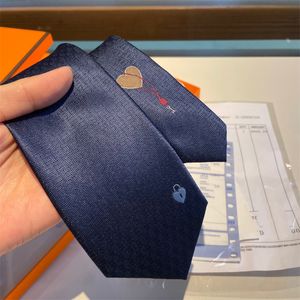 Gravata masculina de designer, gravata bordada feita à mão, de seda, para homens, de alta qualidade, marca de pai, trava de cavalo, gravata de pescoço de luxo