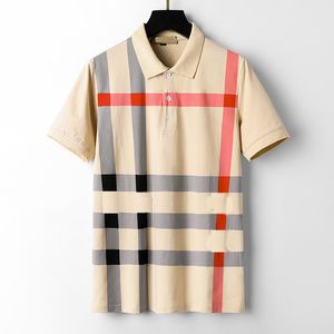 2023 Summer Fashion Polos T-shirt Men Casual T Shirt Embroidered Medusa Cotton Polo Shirt High Street Collar Polos Shirts New Style Trendy