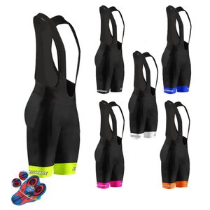 Shorts de ciclismo Mens Bretelle Bibs Mountain Bike Calças Respiráveis Mulheres Gel Acolchoado Calças 231121