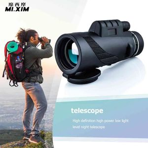 Telescope Binoculars 10X Optics Zoom HD Len Monocular Clear Vision Binocular Long Range BAK4 Prism for Outdoor Camping Hunting Hiking Scope 231121