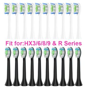 Toothbrushes Head Sonic Electric Toothbrush Heads 10pcs Replacement Brush for HX3689 R 3689 Series Dental Soft Bristle Nozzles 231121