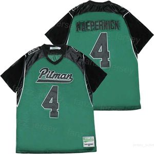 High School John H. Pitman Jerseys Football 4 Colin Kaepernick Moive Pure Cotton for Sport Team Team Green College Pullover University Breathable Stitched Vintage