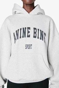 2024 Felpe Annie Bing Mix originale 30 stili Designer di cotone Moda donna Felpa con cappuccio Streetwear Allentato Oversize Tee Skateboard