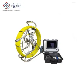 Vicam HD Waterproof Sewer Line Camera Inspection 150m Cable Push With Diameter 11mm Fiberglass