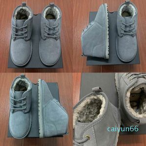 Vendita calda scarpe da uomo invernali in lana scarpe da donna con plateau stivali da neve da uomo cinturini firmati femmes warm martin