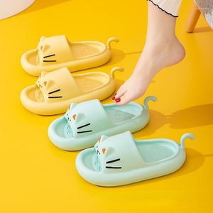 Kappy platforma Platforma Slipper Przechyłki klapki letnie sandały na plaży kreskówka mysz śliczna kawaii non slip home mężczyzn mężczyzna panie żeńskie żeńskie poślizg