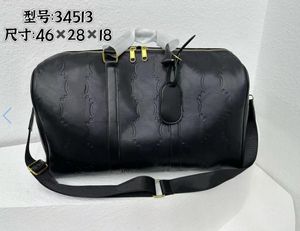 Borsoni di design classico Moda Uomo Donna Borsa di lusso Bagagli Borse da viaggio per gentiluomini Borse di grande capacità Bagagli a mano 46 * 28 * 18 cm