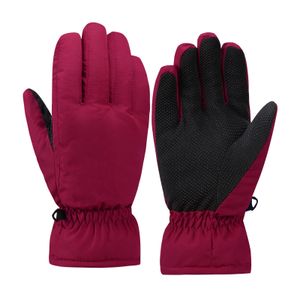 Luvas de dedos inteiros masculinos e femininos, luvas de inverno ao ar livre, luvas de proteção de inverno à prova de frio,