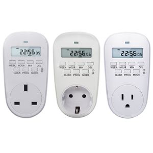 TIMERS US EU UK SIPLE Outlet Electric Digital Time Control 7 Day Weekly Timer Switch 230422