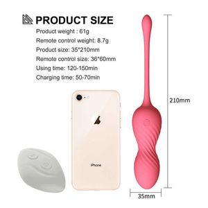 Vibratorer Kvinnlig trådlös fjärrkontroll Egg Hoppande Masturbator Vaginal Dantell Stimulation Vibrator Vuxen Sexleksak