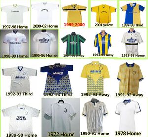 Retro HASSELBAINK LEEDS Maglie da calcio United 1972 78 89 90 91 92 93 95 96 97 98 99 00 01 02 03 Maglia da calcio classica SMITH KEWELL HOPKIN BATTY Molenaar Uniforme vintage