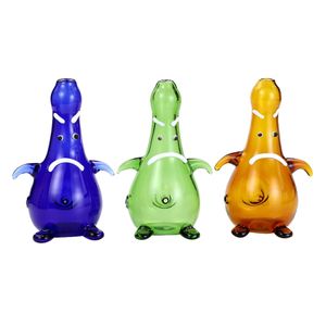 2023Factory Glas Handpfeife Großhandel Kreative Pinguin Stil Pfeifen Herb Burner Tabak Rig 9,3 cm Höhe