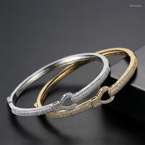 Bangle Brand Fashion Luxury Heart For Women Wedding Party Gifts Rame Winter Jewelry Ladies Classic