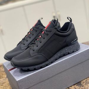Fashion Men Casual Shoes Bike Running Sneakers Italy Classic Elastic Band Low Top Black Calfskin Soft Bottoms Designer Breathable Casuals Athletic Shoes Box EU 38-45