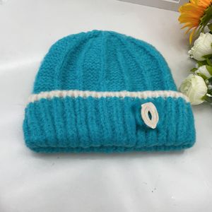 Unisex Designer Beanie Letters Applique Spring Autumn Winter Wool Knitted Hat Wool Hat for Men and Women Parent-child Cold Hat