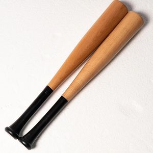 Set da badminton Mazza da baseball in legno massello da 54 cm Alta lucidatura Buona sensazione al tatto Palla da allenamento per softball Bastoni per autodifesa ponderati per esterni 231122