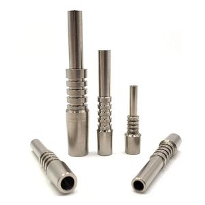 Premium ersättning titanium nagelspets röktillbehör 10mm 14mm 18mm inverterad grad 2 g2 ti tips naglar för silikon nc kit vattenrör