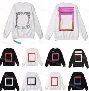 Hoodies Sweatshirts Winter Hip Hop Men Offs Streetwear Letter Man S Designers Skates com Capuz White Hoody High Street Pullover Sweatshirt Black offs #2gt