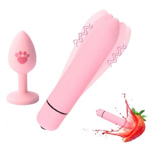 Anal Toys Sexy Cute Cat Claw Anal Plug Silicone Anal Plug Unisex Sex Stopper Adult Toys for Men Women Anal Trainer for Couples Gumgum 231121