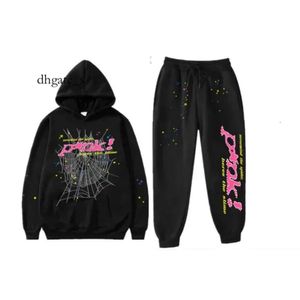 dhgate sp5der Trainingsanzug Herrenhose Designer Pink Sp5der Tech Fleece Hose 555555 Schwarzer Trainingsanzug Young Thug Spider Hoodie 555 Hoodies Baumwollmischung 5xhn