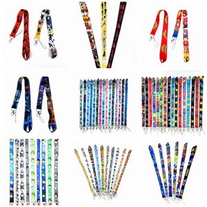 Cell Phone Straps Charms 30pcs Cartoon Japan Anime Movie Games Lanyard Key Chain ID Neck Holder Handbag Badge Boy Girl Keychain Gift Accessories Wholesale 2023 #003