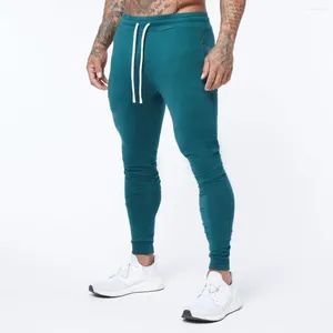 Herrbyxor joggar sweatpants män casual mager gym fitness träning sportkläder byxor manliga löpande spårbyxor bomullssportbottnar