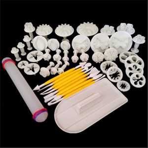 Baking Moulds Silicone Mold Cake Decoration Accessories Baking Mold 14-piece Set 14-style 46-piece Set Spring Embossing Die-cutting Die Trowel 230421