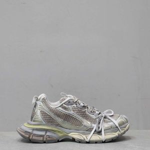 Baskets en maille Triple s Track 3xl chaussures usées baskets Balencaiiga Paris 3xl chaussure famille élevée hommes femmes effet respirant chaussures 965DL