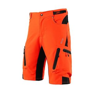 Pantaloncini da ciclismo da uomo MTB Mountain Bike Sport all'aria aperta Ropa Traspirante Vestibilità ampia Corsa Equitazione Bicicletta Tasca con zip292g