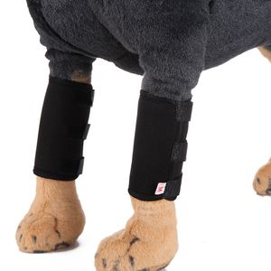 Dog Protective Equipment 1pair Kneelet Pet Leg Knee Hock Brace Straps Protection Bandages Wrap Supplies Dogs Pad Therapeutic Wholesale