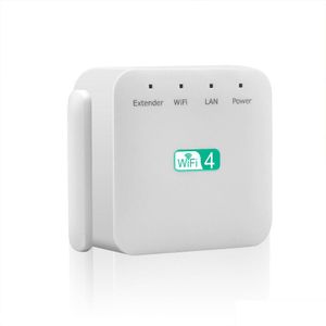 Router Ripetitore Wifi 300Mbps Range Extender 2.4Ghz Amplificatore ripetitore Wireless Ripetitore di segnale 3 Antenna Espansore a lungo raggio Youpin Dro Dhymj