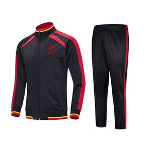 Stade de Reims Herren-Trainingsanzüge für Erwachsene, Outdoor-Jogginganzug, Jacke, Langarm, Sport, Fußball, Anzug286j