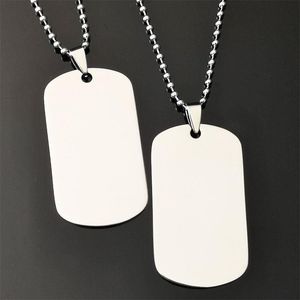 Blank Stainless Steel Pet Id Tags Personalized Dog Tags Cat Tags Engraved Front Back Bone Round Heart Shield Rectangle Bbhaa