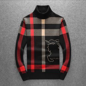 Men's Sweaters Designer Man Woman Knit Sweater Turtle Neck Long Sleeve Mens Fashion Letters Printing Autumn Winter Clothes Slim Fit Pullovers U2IJ