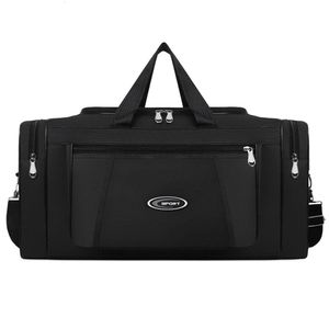 Duffel Väskor Oxford Handbagage Big Capacity Trip Work Storage Bag Waterproof Portable Unisex dragkedja utomhus Business Duffle Bag 231122