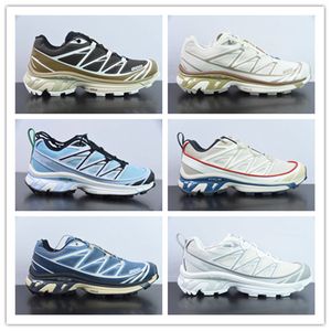 Sapatos Running Top XT-4 XT-6 Advanced Men Trail França XTSLAB Designer Fenugreek Cadet Copen Azul Escondido NY Branco Outdoor Sneakers Tamanho 40-45