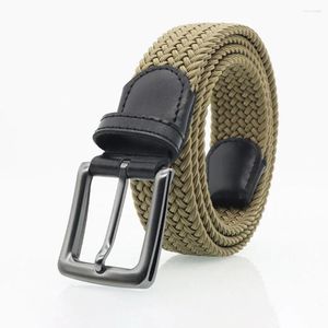 Belts Fashionable Men Needle Buckle Woven Waistband Commuting Leisure Business Travel Golf Quick Detachable Nylon Belt A3153