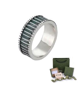 Mode berühmte Designer Edelstahlband Ringe Schmuck Herren Hochzeitsversprechen Ring Frauen Geschenke