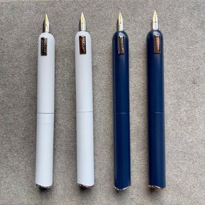 Fountain Pens LM Red Dot Design Award Dialog Focus CC Fountain Pen Black 14K Gold Tip Nib Ink Retractable Pens 230421