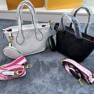 Designer-Tasche, Einkaufstasche für Damen, große Handtaschen, nie einkaufen, vollwertige Damen-Umhängetasche, hochwertige klassische Blumenprägung, PM-Größe, Handtaschen, Clutch-Brieftasche