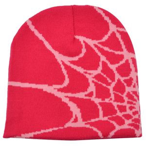 Designer Casual Pullove Skull Caps retro Spider Web Hop Hat Knitted Street Beanie Hat Hip Trend Personality Hat 7456YZP39