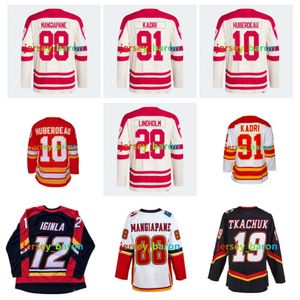 Jonathan Huberdeau Miras Klasik Hokey Jersey Calgary Nazem Kadri Elias Lindholm Jarome Iginla Mangiapane Dillon Dube Markstrom Rasmus Rasmus Nadir